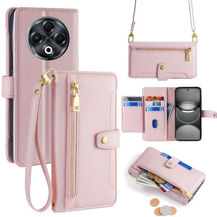 Sheep Texture Cross-body Zipper Wallet Leather Phone Case, For Tecno Spark 30 4G, For Tecno Pova 6 Neo 5G, For Tecno Camon 30 Premier 5G, For Tecno Camon 30 Pro 5G