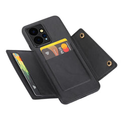 Double Buckle Card Slots Magnetic Phone Case, For Xiaomi Redmi Note 12 4G Global, For Xiaomi Redmi Note 12 Turbo/Poco F5, For Xiaomi Redmi Note 12S 4G, For Xiaomi Redmi K40S / Poco F4