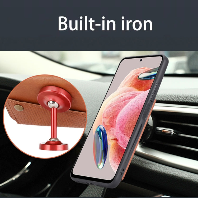 Double Buckle Card Slots Magnetic Phone Case, For Xiaomi Redmi Note 12 4G Global, For Xiaomi Redmi Note 12 Turbo/Poco F5, For Xiaomi Redmi Note 12S 4G, For Xiaomi Redmi K40S / Poco F4
