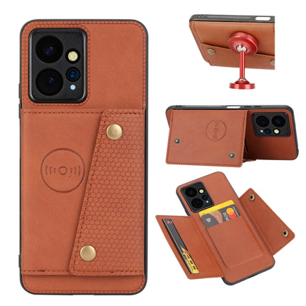 Double Buckle Card Slots Magnetic Phone Case
