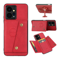 Double Buckle Card Slots Magnetic Phone Case, For Xiaomi 13T / Redmi K60 Ultra, For Xiaomi Redmi Note 12R /Redmi 12 5G, For Xiaomi Redmi Note 12 4G Global, For Xiaomi Redmi Note 12 Turbo/Poco F5, For Xiaomi Redmi Note 12S 4G