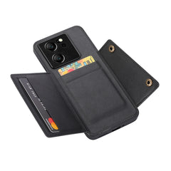 Double Buckle Card Slots Magnetic Phone Case, For Xiaomi 13T / Redmi K60 Ultra, For Xiaomi Redmi Note 12R /Redmi 12 5G, For Xiaomi Redmi Note 12 4G Global, For Xiaomi Redmi Note 12 Turbo/Poco F5, For Xiaomi Redmi Note 12S 4G