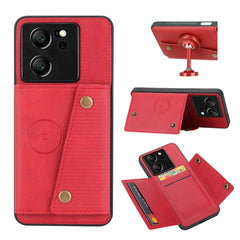 Double Buckle Card Slots Magnetic Phone Case, For Xiaomi 13T / Redmi K60 Ultra, For Xiaomi Redmi Note 12R /Redmi 12 5G, For Xiaomi Redmi Note 12 4G Global, For Xiaomi Redmi Note 12 Turbo/Poco F5, For Xiaomi Redmi Note 12S 4G