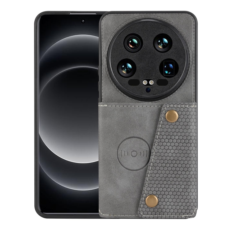 Double Buckle Card Slots Magnetic Phone Case, For Xiaomi 14 Ultra, For Xiaomi Redmi 13C 4G / Poco C65, For Xiaomi 13T / Redmi K60 Ultra, For Xiaomi Redmi Note 12R /Redmi 12 5G