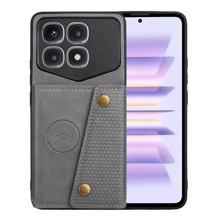 Double Buckle Card Slots Magnetic Phone Case, For Xiaomi Redmi K70 Ultra, For Xiaomi Redmi 13 4G Global, For Xiaomi Redmi Note 13 Pro 4G Global, For Xiaomi Redmi Note 13 4G Global
