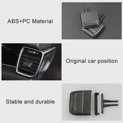 For Porsche Panamera Left Driving Car Air Conditioning Air Outlet Paddle, Rear Row, Right Side, Middle, Left Side