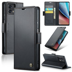 CaseMe 023 Butterfly Buckle Litchi Texture RFID Anti-theft Leather Phone Case