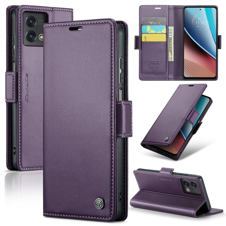 CaseMe 023 Butterfly Buckle Litchi Texture RFID Anti-theft Leather Phone Case