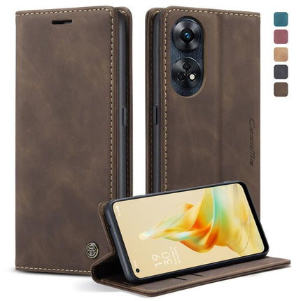 CaseMe 013 Multifunctional Horizontal Flip Leather Phone Case, For OPPO Reno8 T 4G, For OPPO A57 4G Global/A57S 4G Global/A77 4G Global