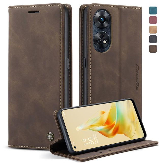 CaseMe 013 Multifunctional Horizontal Flip Leather Phone Case, For OPPO Reno8 T 4G, For OPPO A57 4G Global/A57S 4G Global/A77 4G Global