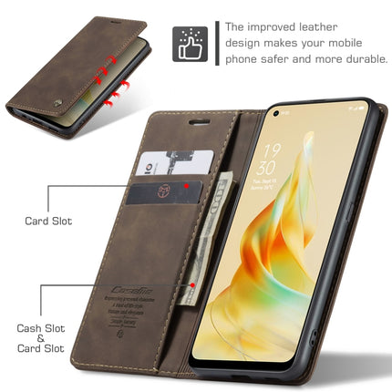 CaseMe 013 Multifunctional Horizontal Flip Leather Phone Case, For OPPO Reno8 T 4G, For OPPO A57 4G Global/A57S 4G Global/A77 4G Global