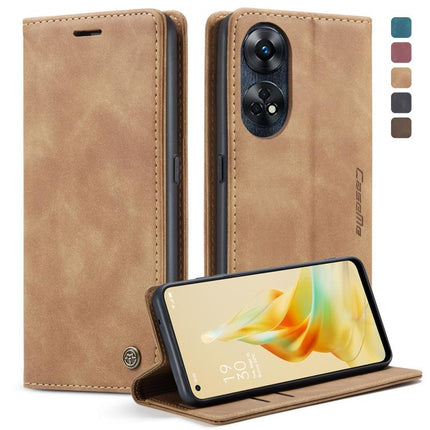 CaseMe 013 Multifunctional Horizontal Flip Leather Phone Case, For OPPO Reno8 T 4G, For OPPO A57 4G Global/A57S 4G Global/A77 4G Global