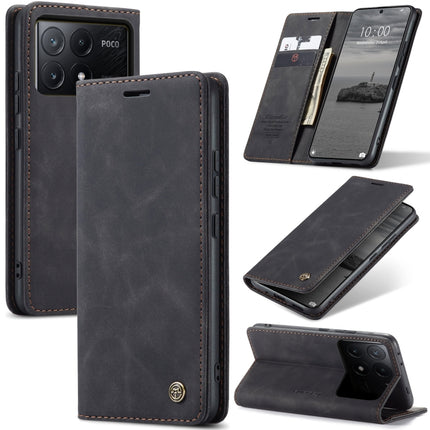 CaseMe 013 Multifunctional Horizontal Flip Leather Phone Case, For Xiaomi Redmi Note 13 Pro 4G, For Xiaomi Redmi Note 13 4G, For Xiaomi Redmi 13C 4G Global / 13C 5G, For Xiaomi Poco X6 Pro, For Xiaomi Redmi K70E 5G