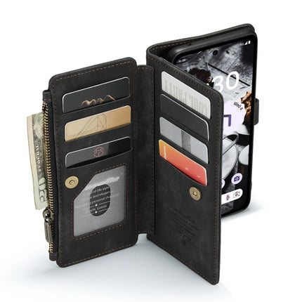 CaseMe C30 Multifunctional Leather Phone Case, For Google Pixel 8a, For Google Pixel 8 Pro, For Google Pixel 8