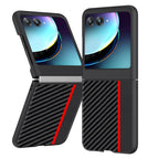 For Motorola Razr 40 Ultra / Black Red