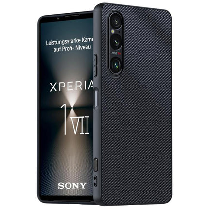 Ultra-thin Carbon Fiber Texture Printing Phone Case, For Sony Xperia 1 VIII, For Sony Xperia 10 VII, For Sony Xperia 1 VII, For Sony Xperia 10 VI