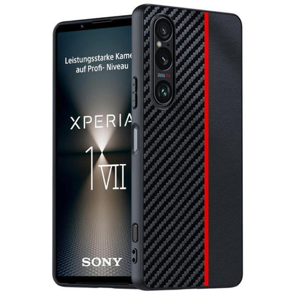 Ultra-thin Carbon Fiber Texture Printing Phone Case, For Sony Xperia 1 VIII, For Sony Xperia 10 VII, For Sony Xperia 1 VII, For Sony Xperia 10 VI