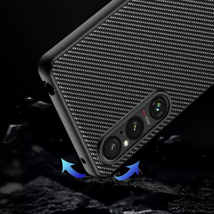 Ultra-thin Carbon Fiber Texture Printing Phone Case, For Sony Xperia 1 VI, For Sony Xperia 1 V