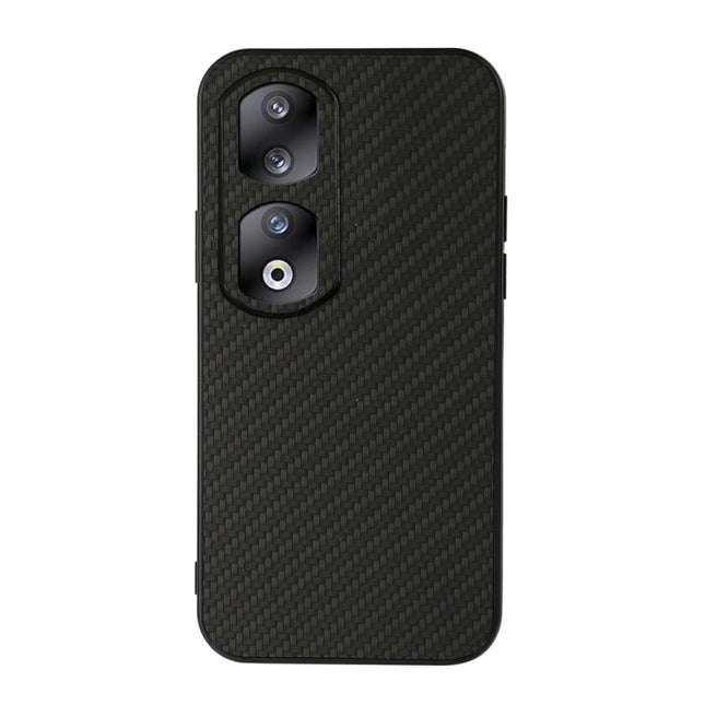 Carbon Fiber Texture Shockproof Phone Case, For Honor 90 Pro, For Honor 90