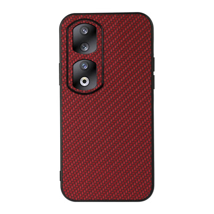 Carbon Fiber Texture Shockproof Phone Case, For Honor 90 Pro, For Honor 90