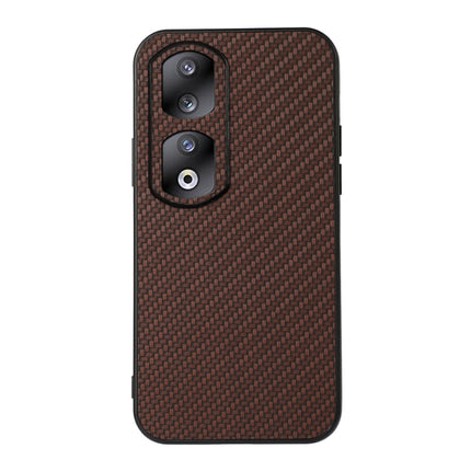 Carbon Fiber Texture Shockproof Phone Case, For Honor 90 Pro, For Honor 90