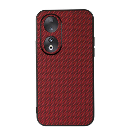 Carbon Fiber Texture Shockproof Phone Case, For Honor 90 Pro, For Honor 90