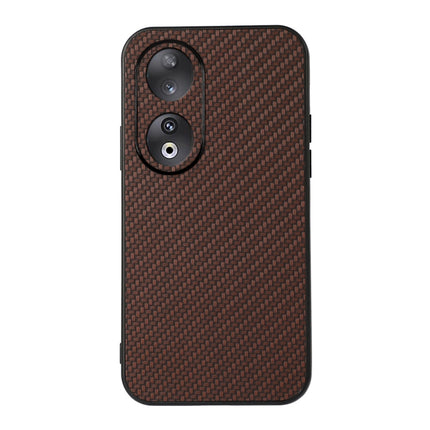 Carbon Fiber Texture Shockproof Phone Case, For Honor 90 Pro, For Honor 90