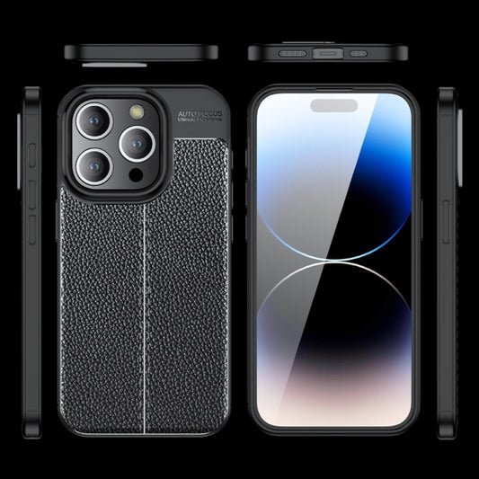 Litchi Texture Shockproof TPU Phone Case, For iPhone 16 Pro Max, For iPhone 16 Pro, For iPhone 16 Plus, For iPhone 16, For iPhone SE 2024, For iPhone 15 Pro Max, For iPhone 15 Pro, For iPhone 15 Plus, For iPhone 15