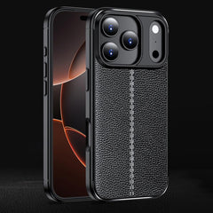 Litchi Texture Shockproof TPU Phone Case