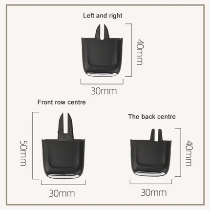 For Buick LaCrosse 2016-2021 Left-hand Drive Car Air Conditioning Air Outlet Paddle 26680098, Front Row Left Side, Front Row Middle Left Side, Front Row Middle Right Side, Front Row Right Side, Rear Row Middle Left Side, Rear Row Middle Right Side