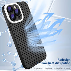 Hollow Heat Dissipation TPU Phone Case, For iPhone 14 Plus, For iPhone 14, For iPhone 14 Pro, For iPhone 14 Pro Max, For iPhone SE 2022 / 2020 / 8 / 7, For iPhone 13 Pro Max