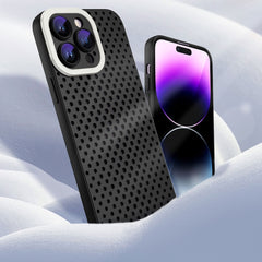 Hollow Heat Dissipation TPU Phone Case, For iPhone 14 Plus, For iPhone 14, For iPhone 14 Pro, For iPhone 14 Pro Max, For iPhone SE 2022 / 2020 / 8 / 7, For iPhone 13 Pro Max