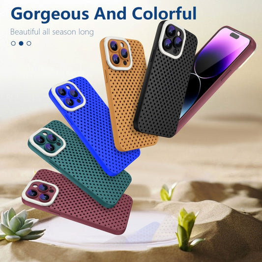 Hollow Heat Dissipation TPU Phone Case, For iPhone 14 Plus, For iPhone 14, For iPhone 14 Pro, For iPhone 14 Pro Max, For iPhone SE 2022 / 2020 / 8 / 7, For iPhone 13 Pro Max