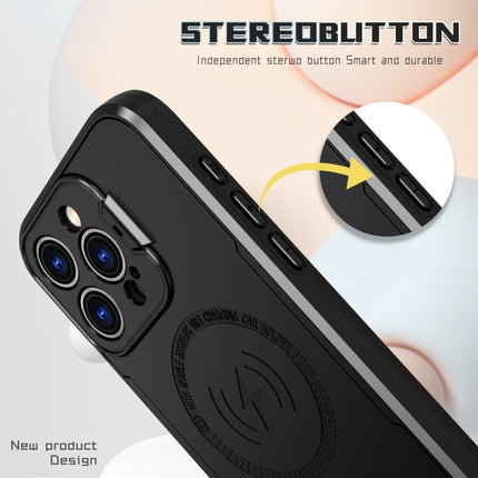 MagSafe Magnetic Invisible Camera Holder Phone Case, For iPhone 15 Pro Max, For iPhone 15 Pro, For iPhone 15 Plus, For iPhone 15