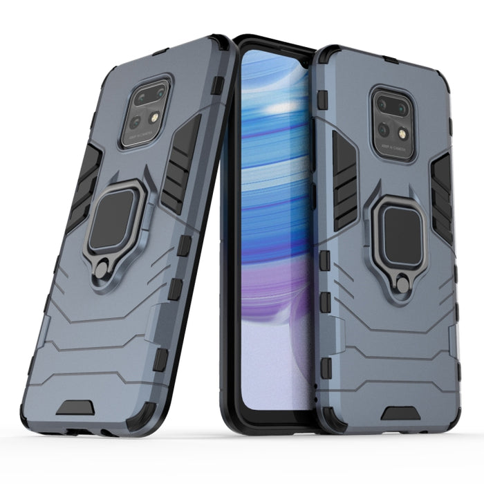PC + TPU Anti-fall Protective Case with Ring Holder, For Xiaomi Redmi 10X 5G