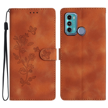 Flower Butterfly Embossing Pattern Leather Phone Case, For Motorola Moto G22, For Motorola Moto E20 / E30 / E40, For Motorola Moto G31 / G41, For Motorola Moto G60 / G40 Fusion