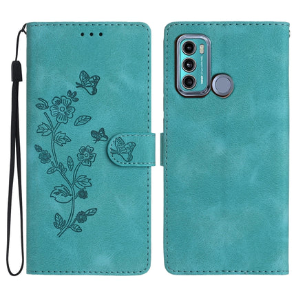 Flower Butterfly Embossing Pattern Leather Phone Case, For Motorola Moto G22, For Motorola Moto E20 / E30 / E40, For Motorola Moto G31 / G41, For Motorola Moto G60 / G40 Fusion