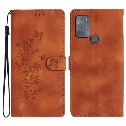 Flower Butterfly Embossing Pattern Leather Phone Case, For Motorola Moto G10 / G20 / G30, For Motorola Moto G50, For Motorola Moto G9 / G9 Play / E7 Plus, For Motorola Moto E 2020