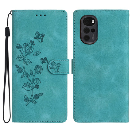 Flower Butterfly Embossing Pattern Leather Phone Case, For Motorola Moto G22, For Motorola Moto E20 / E30 / E40, For Motorola Moto G31 / G41, For Motorola Moto G60 / G40 Fusion