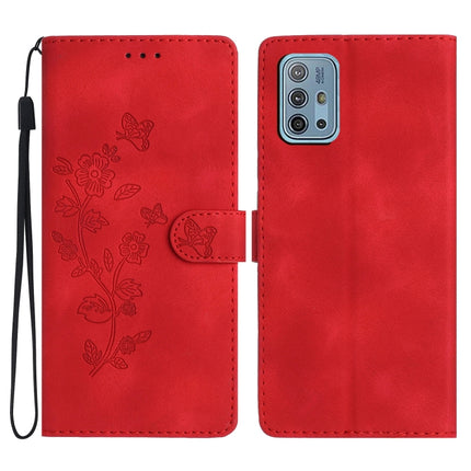 Flower Butterfly Embossing Pattern Leather Phone Case, For Motorola Moto G10 / G20 / G30, For Motorola Moto G50, For Motorola Moto G9 / G9 Play / E7 Plus, For Motorola Moto E 2020