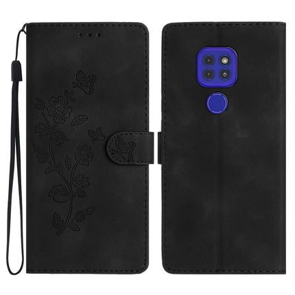 Flower Butterfly Embossing Pattern Leather Phone Case, For Motorola Moto G10 / G20 / G30, For Motorola Moto G50, For Motorola Moto G9 / G9 Play / E7 Plus, For Motorola Moto E 2020