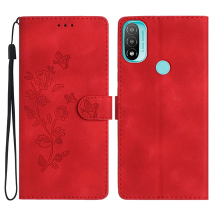 Flower Butterfly Embossing Pattern Leather Phone Case, For Motorola Moto G22, For Motorola Moto E20 / E30 / E40, For Motorola Moto G31 / G41, For Motorola Moto G60 / G40 Fusion