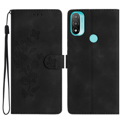 Flower Butterfly Embossing Pattern Leather Phone Case, For Motorola Moto G22, For Motorola Moto E20 / E30 / E40, For Motorola Moto G31 / G41, For Motorola Moto G60 / G40 Fusion