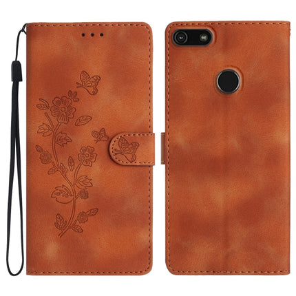 Flower Butterfly Embossing Pattern Leather Phone Case, For Motorola Edge+ 2020, For Motorola Moto E6 Play, For Motorola Moto G8 Play, For Motorola One Action