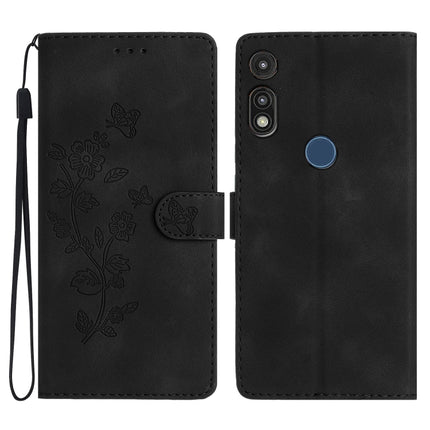 Flower Butterfly Embossing Pattern Leather Phone Case, For Motorola Moto G10 / G20 / G30, For Motorola Moto G50, For Motorola Moto G9 / G9 Play / E7 Plus, For Motorola Moto E 2020