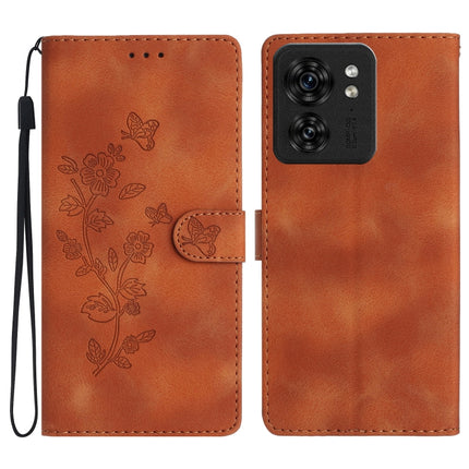 Flower Butterfly Embossing Pattern Leather Phone Case, For Motorola Moto G84 5G, For Motorola Moto G54 5G, For Motorola Moto G14 4G, For Motorola Edge 40