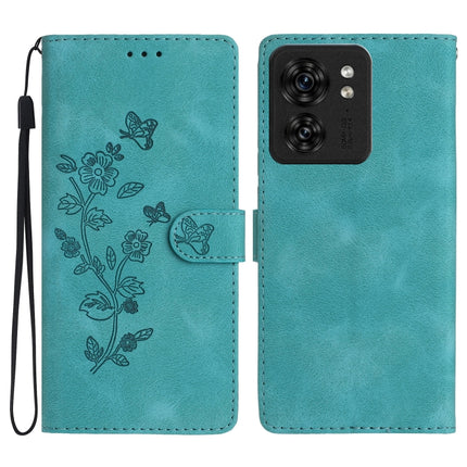 Flower Butterfly Embossing Pattern Leather Phone Case, For Motorola Moto G84 5G, For Motorola Moto G54 5G, For Motorola Moto G14 4G, For Motorola Edge 40