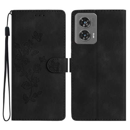 Flower Butterfly Embossing Pattern Leather Phone Case, For Motorola Moto G Play 2025, For Motorola Edge 50 5G, For Motorola Edge 50 Pro, For Motorola Edge 50 Fusion