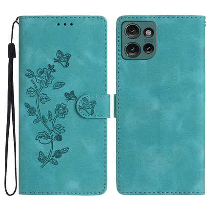 Flower Butterfly Embossing Pattern Leather Phone Case, For Motorola Moto G Play 2025, For Motorola Edge 50 5G, For Motorola Edge 50 Pro, For Motorola Edge 50 Fusion