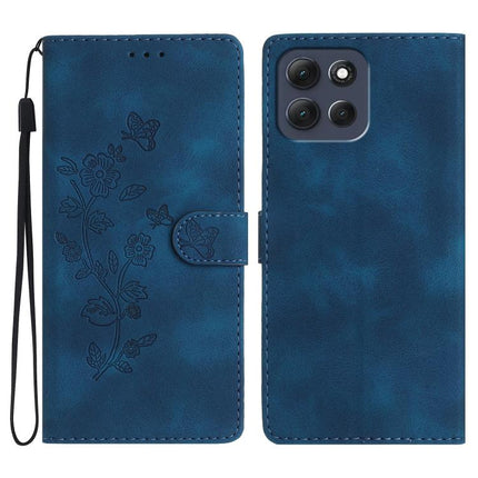 Flower Butterfly Embossing Pattern Leather Phone Case, For Motorola Moto G57 5G, For Motorola Moto G67 Power 5G, For Motorola Moto G86 Power, For Motorola Moto G86 5G